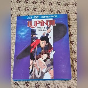 Lupin III Voyage to Danger Anime Movie Discotek Blu-ray BD/DVD with Slipcover